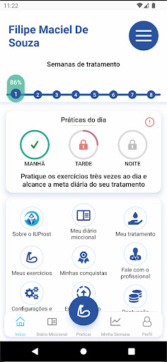 Android application IUProst screenshort