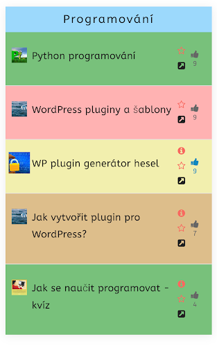 PetrPikora.com Screen 2