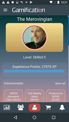 Android application OneContactGamification screenshort