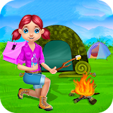 Camping Vacation Kids Games icon