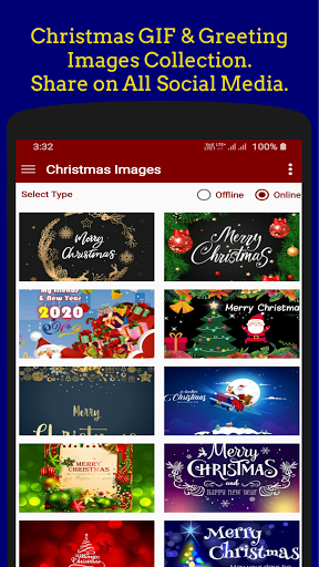 Christmas GIF Image Collection Screen 3