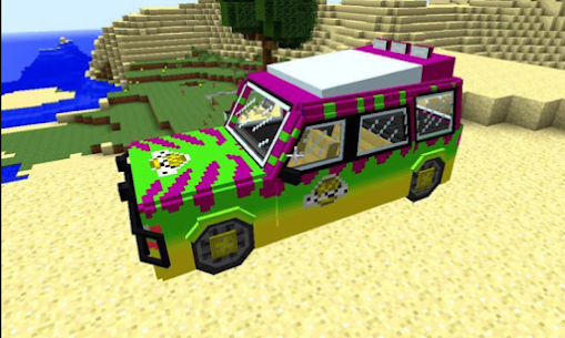 PUBG Vehicles Addon for Minecraft PE 3