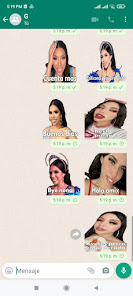 Captura 1 Stickers de Yeri Mua android