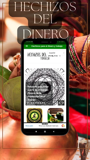 Android application Hechizos para atraer dinero screenshort