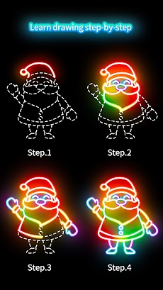 Draw Glow Christmasのおすすめ画像3