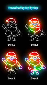 Imágen 3 Draw Glow Christmas 2023 android