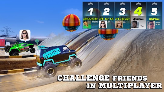 Monster Truck Racing 2021 MOD APK v3.4.262 (MOD, Unlimited Money) free on android 2