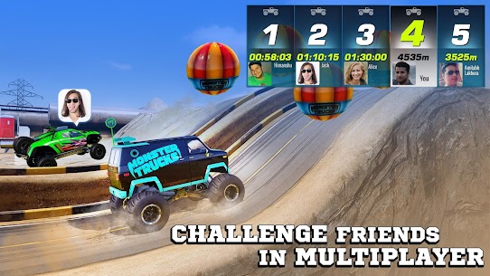 Monster Trucks Racing 2021 مهكرة لـ اندرويد 2