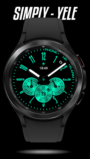 Android application Simply - YELE | watch face screenshort
