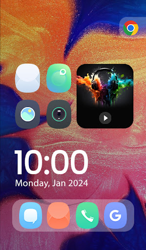 Theme for GalaxyA10 Screen 3