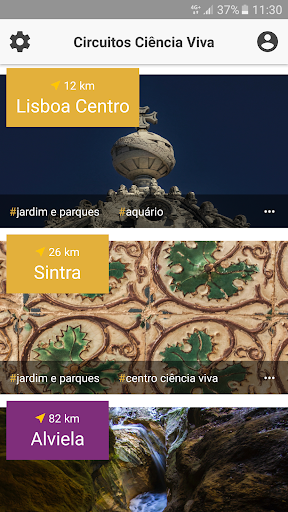 Android application Ciência Viva Circuits screenshort