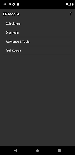 Android application EP Mobile screenshort