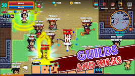 screenshot of Pixel Knights Online 2D MMORPG