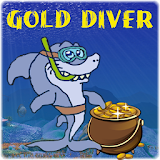 Gold diver icon