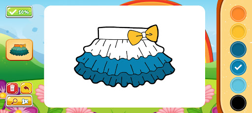 Screenshot of Coloring Book: Games for Girls