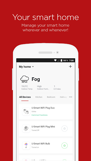 Android application U-Smart screenshort