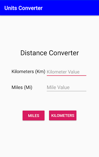 Units Converter Screen 2