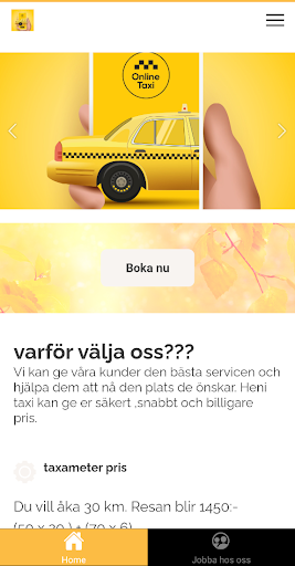 Android application Lintaxi screenshort