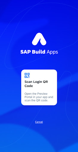 Screenshot of SAP Build Apps Preview
