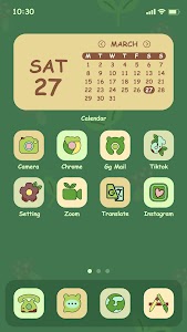 Wow Frog Theme - Icon Pack Unknown