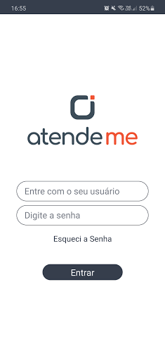 Android application Atendeme screenshort