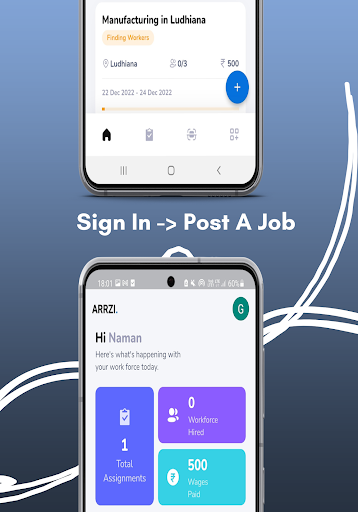 Arrzi for Business Screen 2