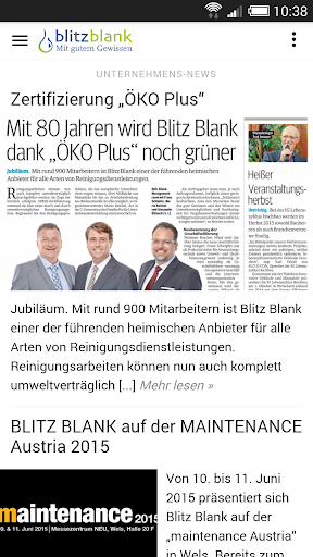 Android application myBlitzBlank App screenshort