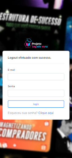 Android application Projeto Legado screenshort