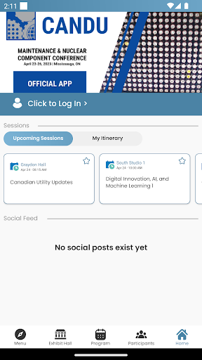 Android application 2023 CMNCC Conference App screenshort