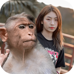 Cover Image of ダウンロード Photo With Monkey - Monkey Wallpapers 2.0 APK