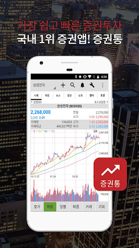 Android application 증권통 screenshort