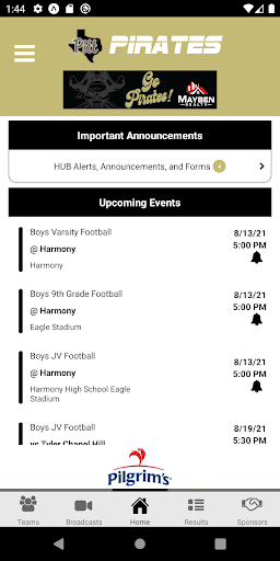 Pittsburg Athletics Screen 2