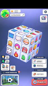 Match Double Cube 3D Online