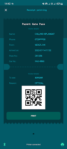 Mzazilink Visitors Gate Screen 2