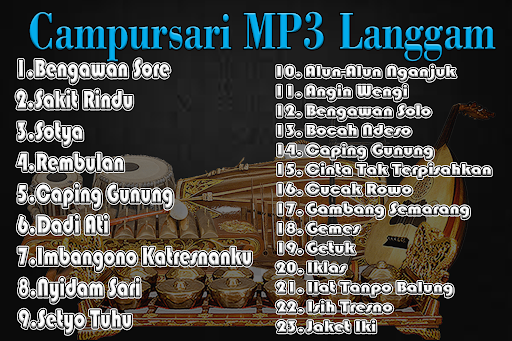Android application Campursari MP3 Langgam screenshort