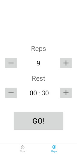 Sets and Reps Interval Timer