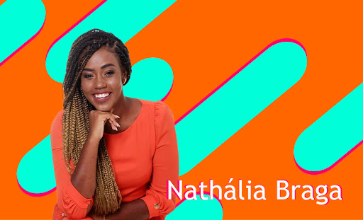 Nathália Braga de joelhos