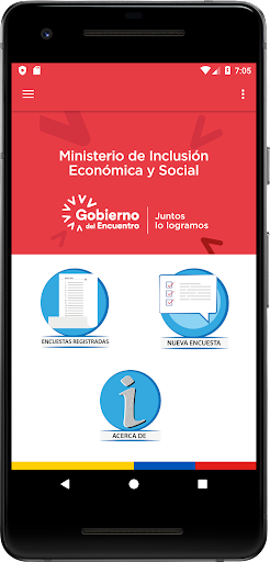 Android application Cuidado Sustitutos screenshort