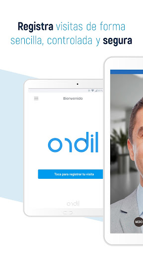 Android application Ordil Recepción screenshort
