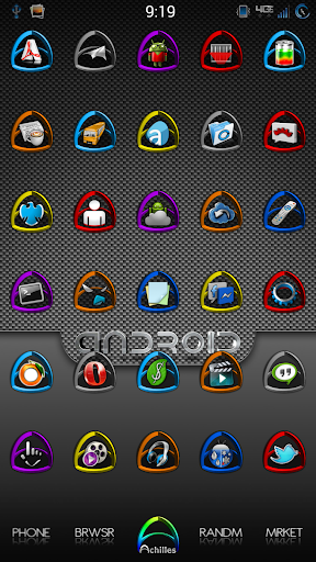 Android application Achilles Icon Pack screenshort