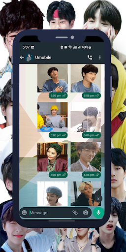 Android application I.N SKZ Animated WASticker screenshort