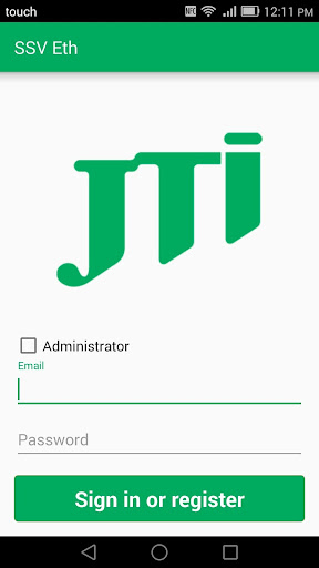 Android application SSV Eth screenshort