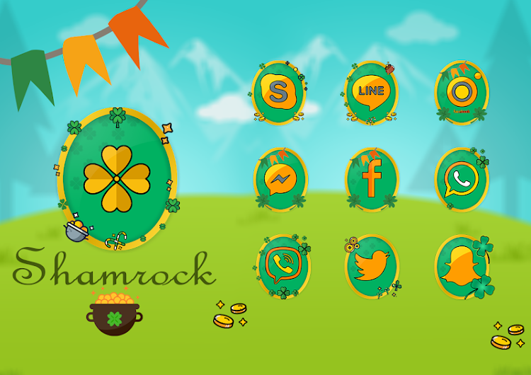 Shamrock - Icon Pack - 4.4 - (Android)