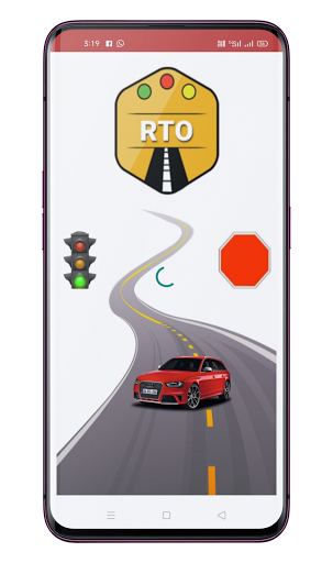 Android application RTO exam Online Gujarat screenshort