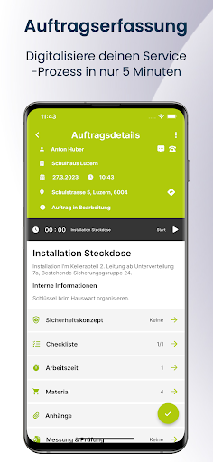 Android application Extro screenshort