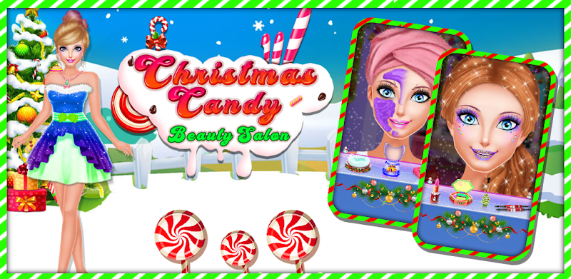 Christmas Candy Beauty Salon : Makeover Game