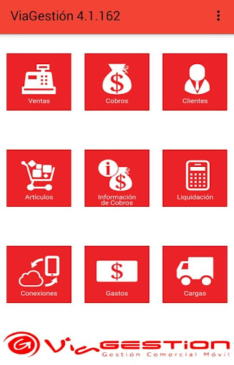 Android application ViaGestion screenshort