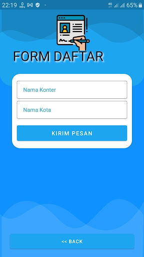 Android application MSF PAY screenshort