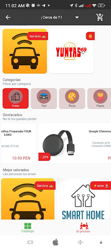 Android application Solo Pide YA! : Delivery screenshort