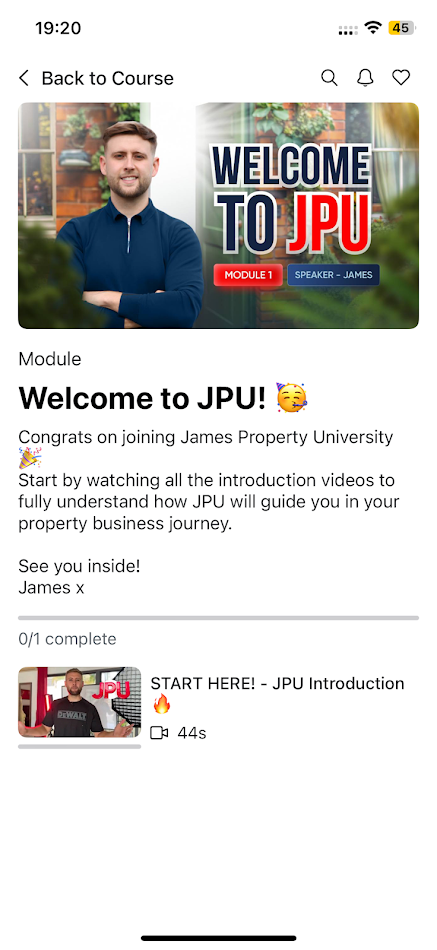 #5. James Property University (Android) 由: James Property University